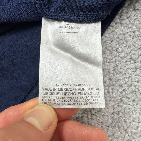 The Nike Tee Dri-Fit Houston Astros Graphic T-Shirt Mens Medium Blue Orange Top - Picture 6 of 11